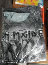 Camiseta de manga corta con estampado 3D de Maiden para niño y niña, ropa de calle a la moda, Hip-Hop, unisex