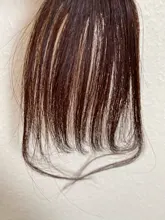S-noilite-extensiones de cabello humano con flequillo para mujer, pelo Remy fino y pequeño con patillas, peluca con flequillo