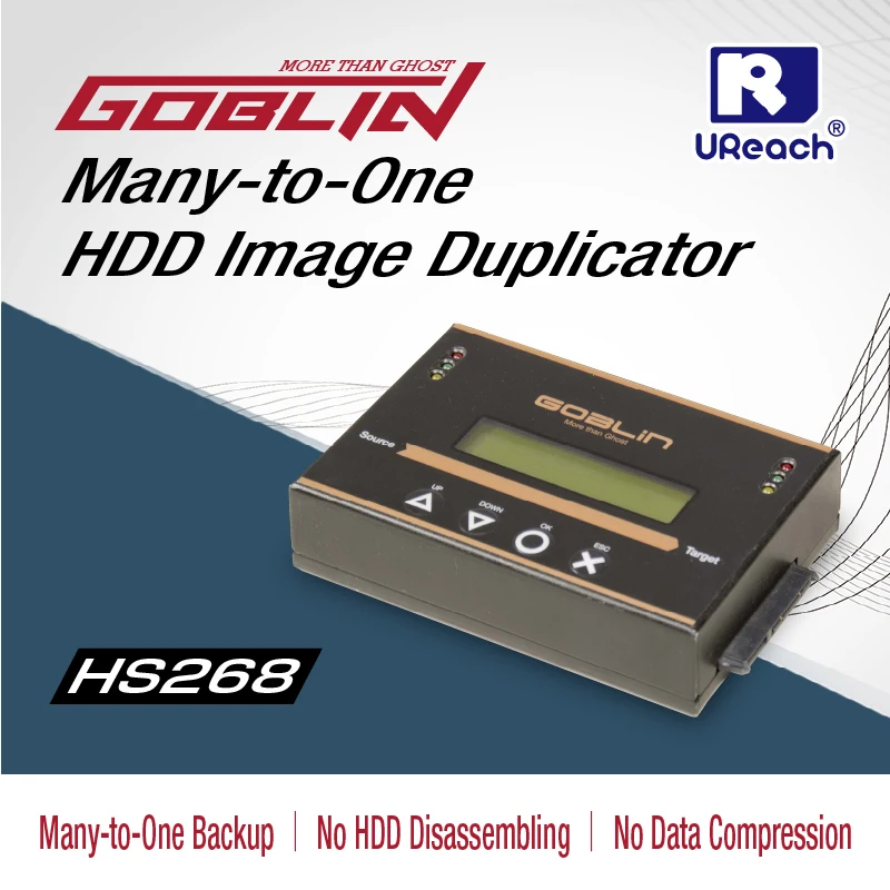 

U-Reach Goblin hard disk docking station HDD SSD Image-Creating Duplicator Standalone IDE SATA mSATA NGFF Copier