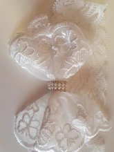 Withe-Cinta para la cabeza con flor para bebé y niña, Lazo de cristal de encaje, accesorios elásticos para bebé, diademas para bebé, accesorios de fotografía