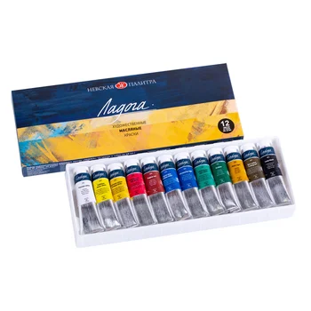 

Set of oil paints Ladoga 12 colors of 18 ml