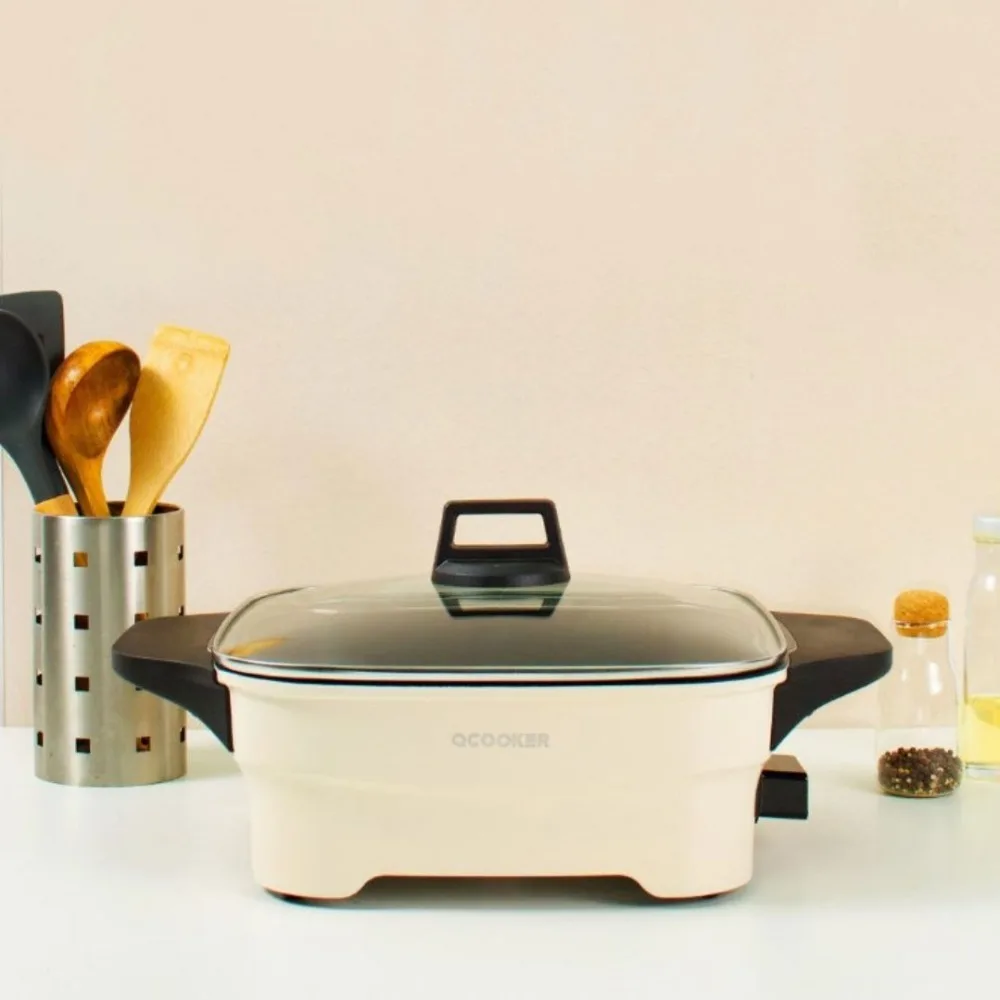 Электросковорода Xiaomi Qcooker Kitchen Multi-functional Hot Pot 4.0L Black