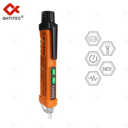 Qhtec – stylo testeur de tension ca intelligent PM8908C, sans contact, ABS NCV LED, indicateur de tension sonore et lumineux avec détection de fil sous tension 