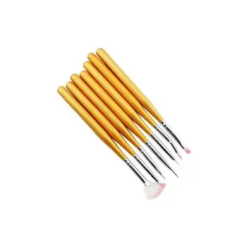 

7 nail art brushes gel nail art kit manicure decoration feet