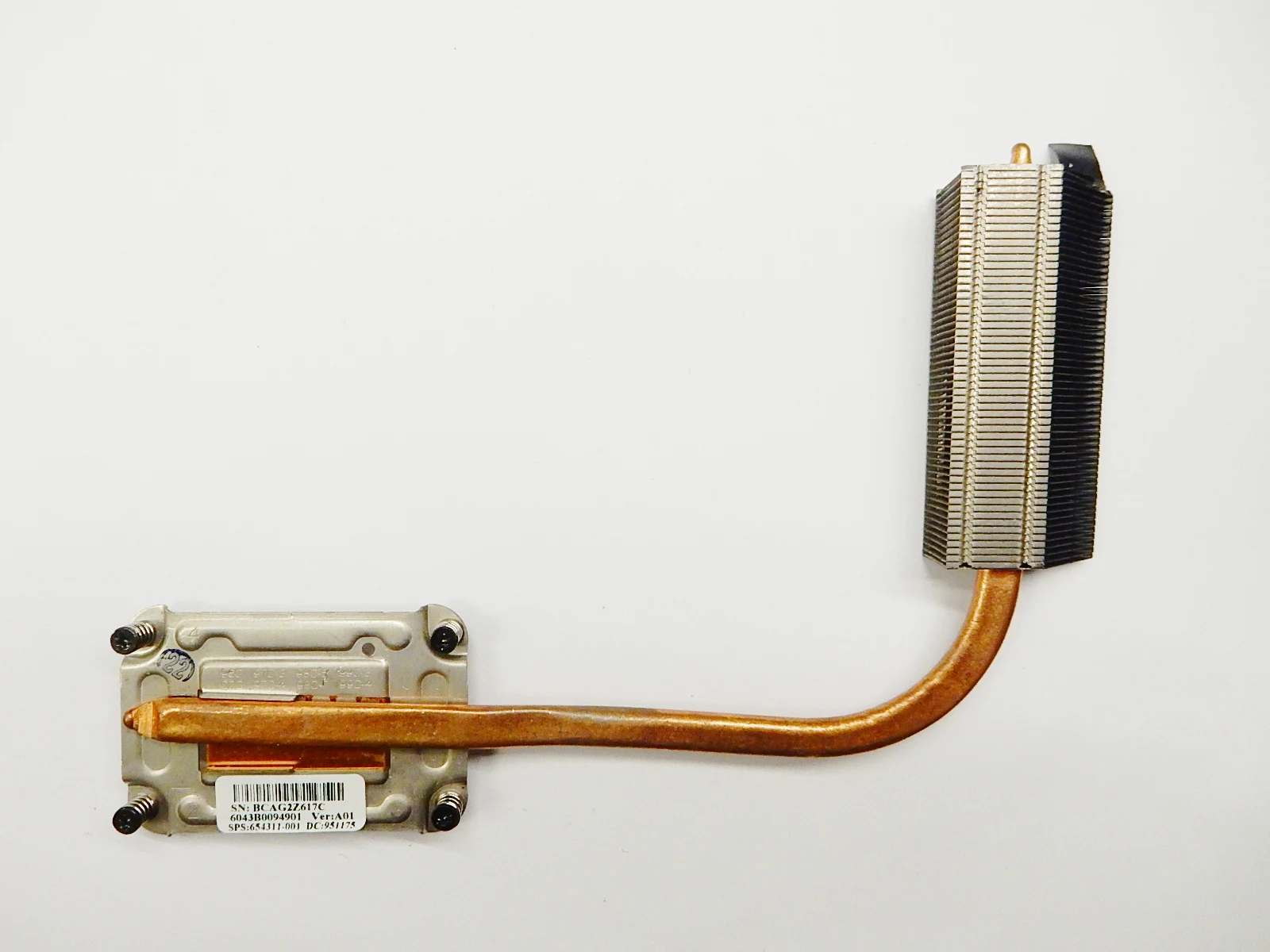 Радиатор термотрубка BCAG2Z617C 6043B0094901 654311-001 HP ProBook 4535s (б/у) | Компьютеры и офис
