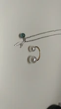Collar de plata de ley 925 con dije de sirena, collar de cristal azul para mujer, joyería 2020