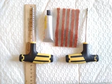 Herramienta de cuidado de neumáticos de coche, Kit de reparación de neumáticos de bicicleta para coches, reparación de llanta de emergencia