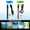 PH Electrode Sensor Probe Factory Industry Experiment Laboratory Pool Water Analyzer PH Meter Tester PH Probe BNC Connector 2