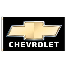 Drapeau de course de voiture Chevrolet 3x5 pieds, drapeaux et bannières imprimés en Polyester pour décoration