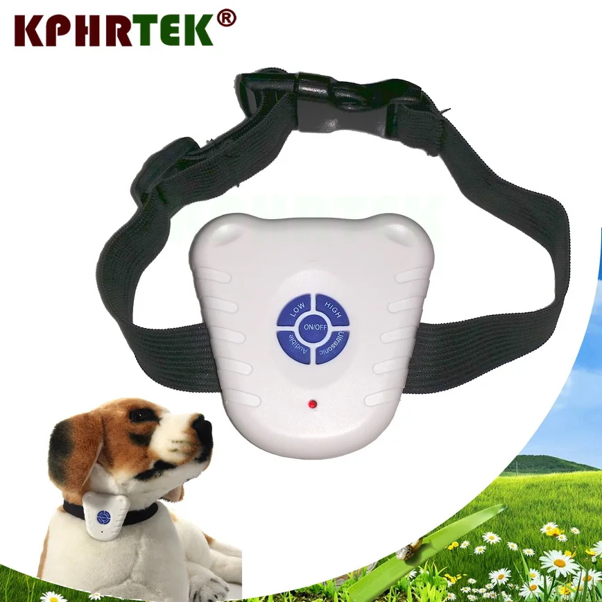 

Pet Dog No Barking Stop Collar Ultrasonic Sound Anti Bark Trainging Control New