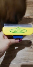 Peine para perros y gatos, Accesorios de belleza para mascotas, rastrillo de pelo con bordes deshilachados, herramienta de vertimiento