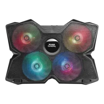 

Mars Gaming MNBC3, PC Cooling Base up to 17.3 ", 4 fans, Laptop Refrigerator RGB Flow, 2 x USB2.0