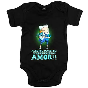 

Baby bodysuit Adventure Time Finn some malotes need love too