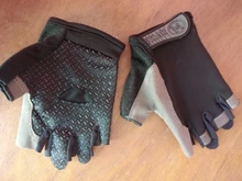 Guantes antideslizantes para ciclismo para hombre y mujer, de medio dedo, transpirables, para deportes de choque, para bicicleta