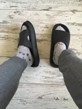 Zapatillas de plataforma gruesa para mujer, sandalias deslizantes de suela blanda Eva, zapatos antideslizantes de verano para el baño y el interior