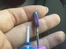 Broca de clavo de cerámica para manicura y pedicura, cortador de bolas pequeñas para pulir uñas en Gel