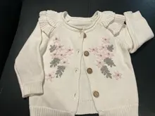 Kids Girl Suit Rompers Knit Long-Sleeve 0-3yrs Flower-Coat Spring Infant Autumn New Braces