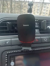 Soporte para teléfono Baseus Universal gravedad para coche soporte de ventilación de aire para iPhone Redmi Note 7 soporte para Smartphone