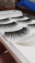 Fake Eyelashes Makeup Daily Natural Thick HBZGTLAD 5-Pairs Handmade 3D