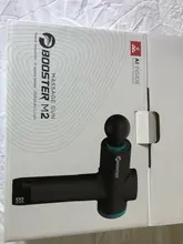 Pistola de masaje muscular BOOSTER M2, masajeador muscular para cuello, terapia de dolor para masaje corporal, relajación dolor alivio