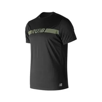 

Men’s Short Sleeve T-Shirt New Balance Prnt Acclrt Ss Black