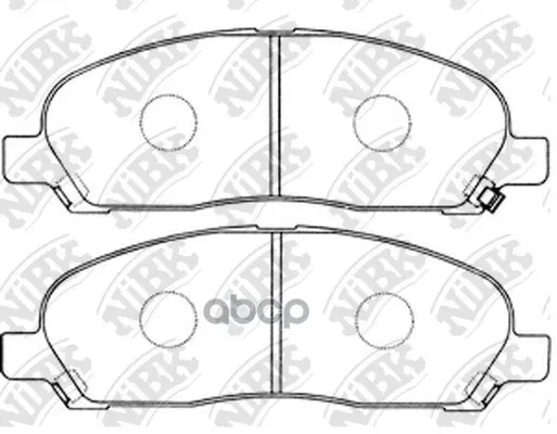 Pn3419-Nibk_!Колодки Дисковые П Mitsubishi Chariot 97 Nibk Pn3419 NiBK арт. PN3419