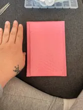 25/50 Uds de sobre de correo bolsas impermeable bolsas de mensajería de correo sobres acolchado burbujas bolsa rosa