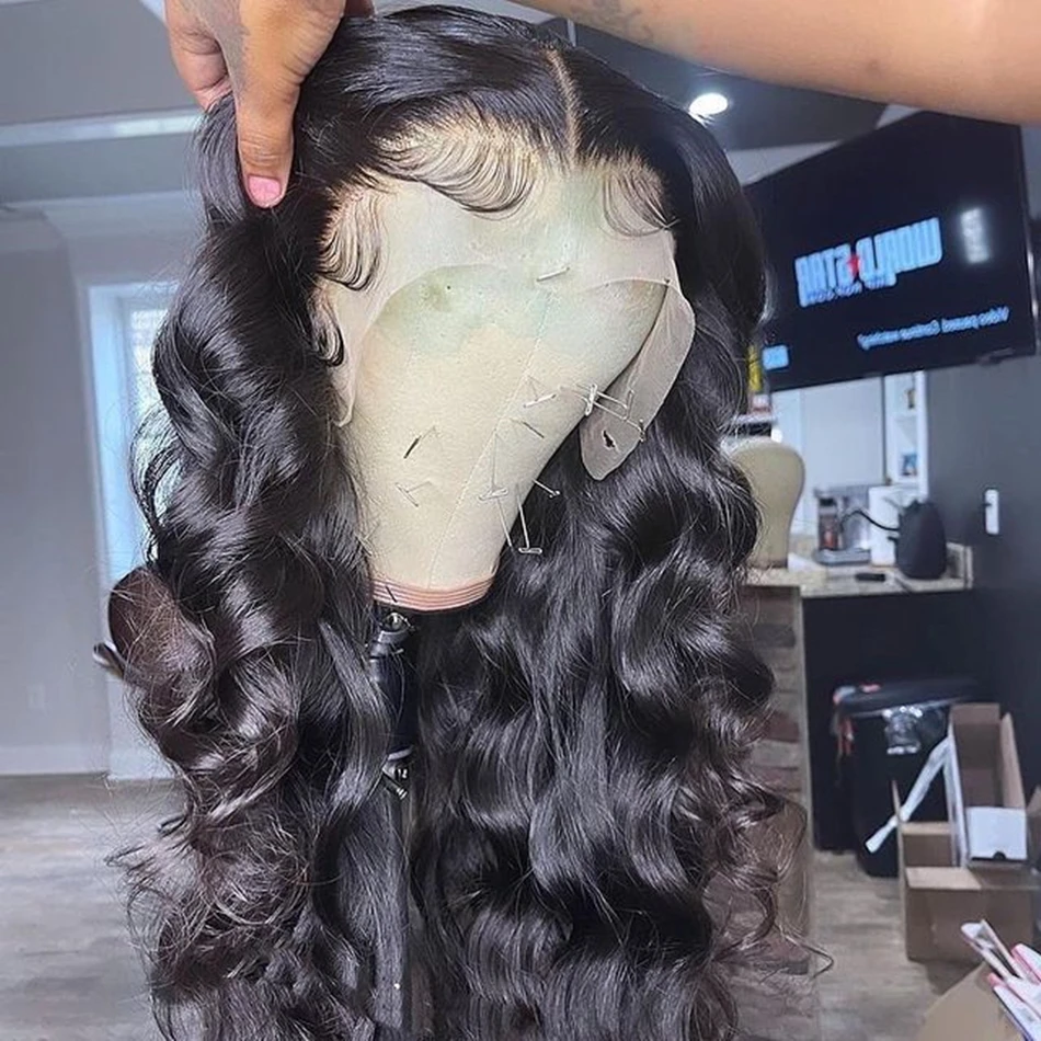 Brazilian Body Wave Lace Front Wigs for Black Women Human Hair 13X4 Transparent Full HD Lace Frontal Wig Loose Deep Wave Wig