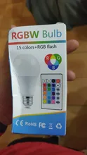Bulb-Lights Led-Lamp Remote-Control Light-110v Lampada-Changeable Colorful 220v E27 10W
