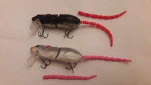 Mouse-Lure Hook Minnow Fishing-Bait Crankbaits Artificial-Fishing-Lure Pike-Bass Plastic