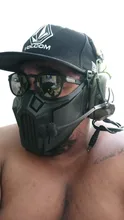 Protective-Mask Paintball-Mask Military-Games Half-Face Tactical Airsoft Iron Shooting