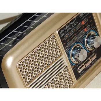 

RADIO TRANSISTOR AM/FM SOLAR USB VINTAGE decoration