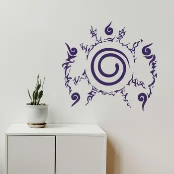 

Naruto Symbol Seal Wall Anime Sticker Living Room And Home Bedroom Kids Room Decoration Vinyl Removable A001295
