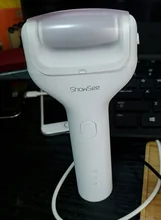 Showsee-Lima eléctrica para pies, removedor de callos al vacío, herramientas profesionales de pedicura, lijadora eléctrica para pies, B1-W para el cuidado de la piel