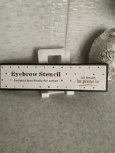 Eyebrow-Stencil-Set Template-Card Drawing-Guide Easy-Makeup Styling Reusable Diy Grooming