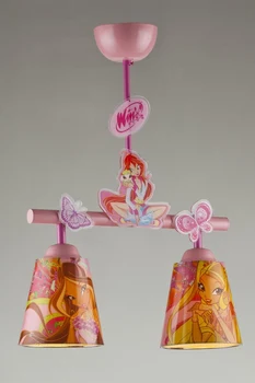 

AVONNI AV-60331 Pink Painted Childroom Lighting, E27, Metal, Woo