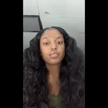 FABC-extensiones de pelo ondulado brasileño, con cierre, pelo humano ondulado prearrancado, proporción media, no remy, color negro Natural