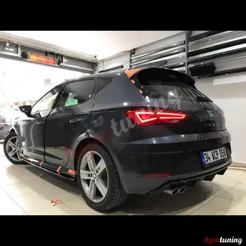 

Seat Leon Mk3 5 2017 2018 2019 2020 Model Diffuser Car Accessory Universal Compatible Modified Rear Bumper Attachment Flexible