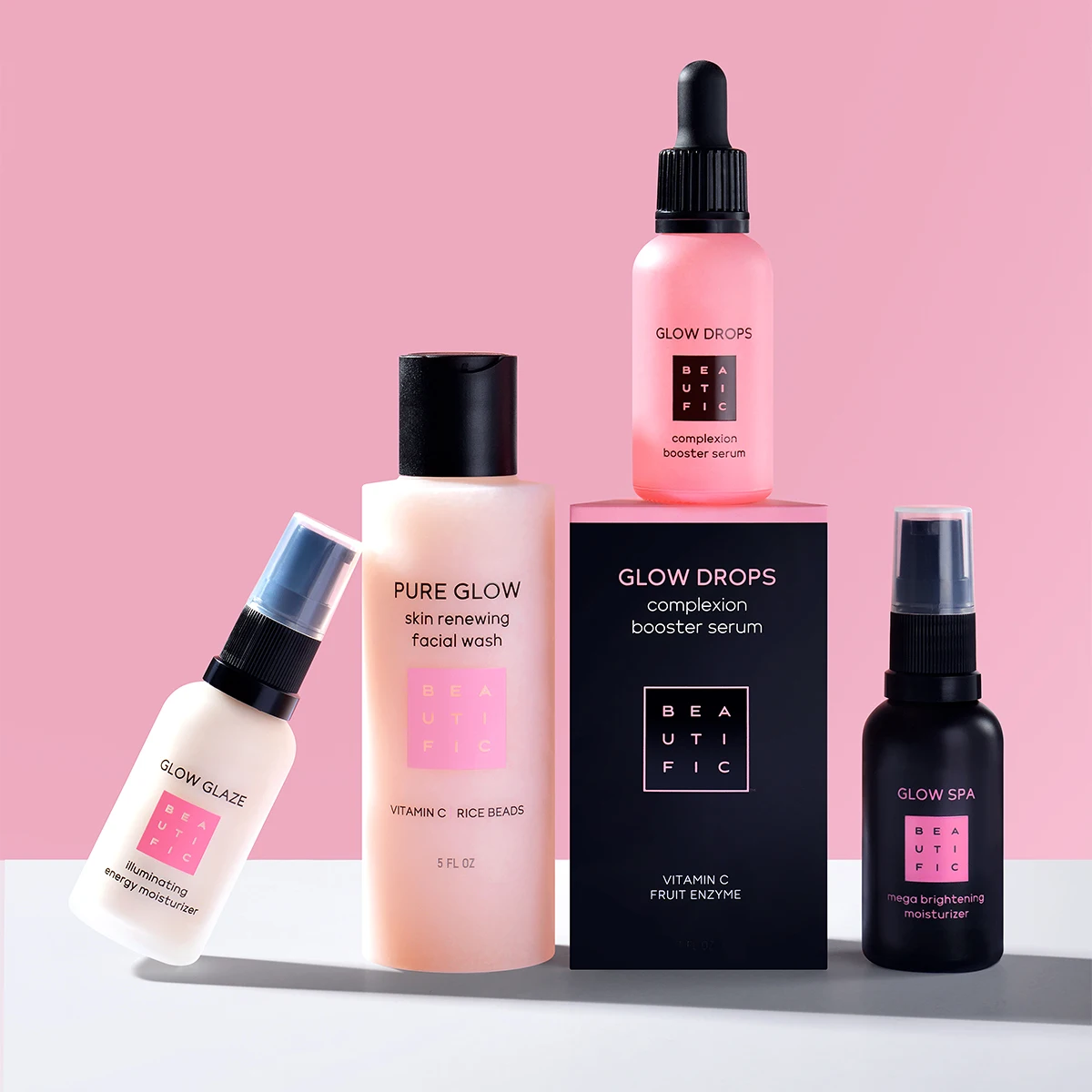 Обновляющий гель скраб для умывания BEAUTIFIC Pure Glow с витамином С и низким pH. 150