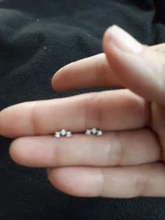 CANNER-pendientes de plata de ley 925 con circonita de cristal, joyería fina con cierre de tuerca, para mujeres