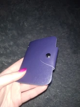 Funda de cuero PU para tarjetas de crédito para hombre y mujer, tarjetero de 24 Bits, cartera para tarjetas y documentos de identidad, H088