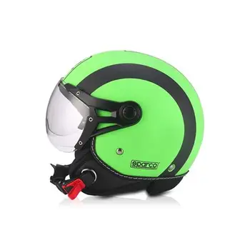 

SPC52204VER motorcycle helmet 501 green/black size Xl. Matte SPARCO®