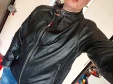 Ropa de piel de vaca de marca para hombre, ropa de cuero genuino, chaqueta de motorista vintage de moda, abrigo de cuero fresco, calidad, envío gratis