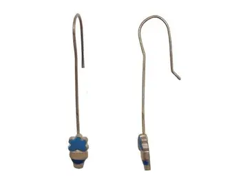 

Silver earrings collection Agatha Ruiz de la Prada in blue