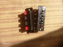 Terminal de conector de posiciones de plástico, 2 uds., conector Push-In, muelle de carga, terminales de altavoz de Audio, Clips para Breadboard