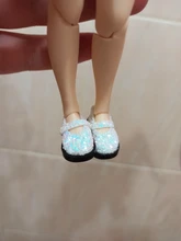 Botas para muñecas Blythe de 3,2 cm, Mini zapatos de cuero para muñecas Blyth Azone BJD 1/8, accesorios de títere zapato informal
