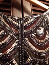 Summer Women Dress 1920s-Flapper-Dress Sequin-Fringe Party-Midi Great-Gatsby Sleeve O-Neck