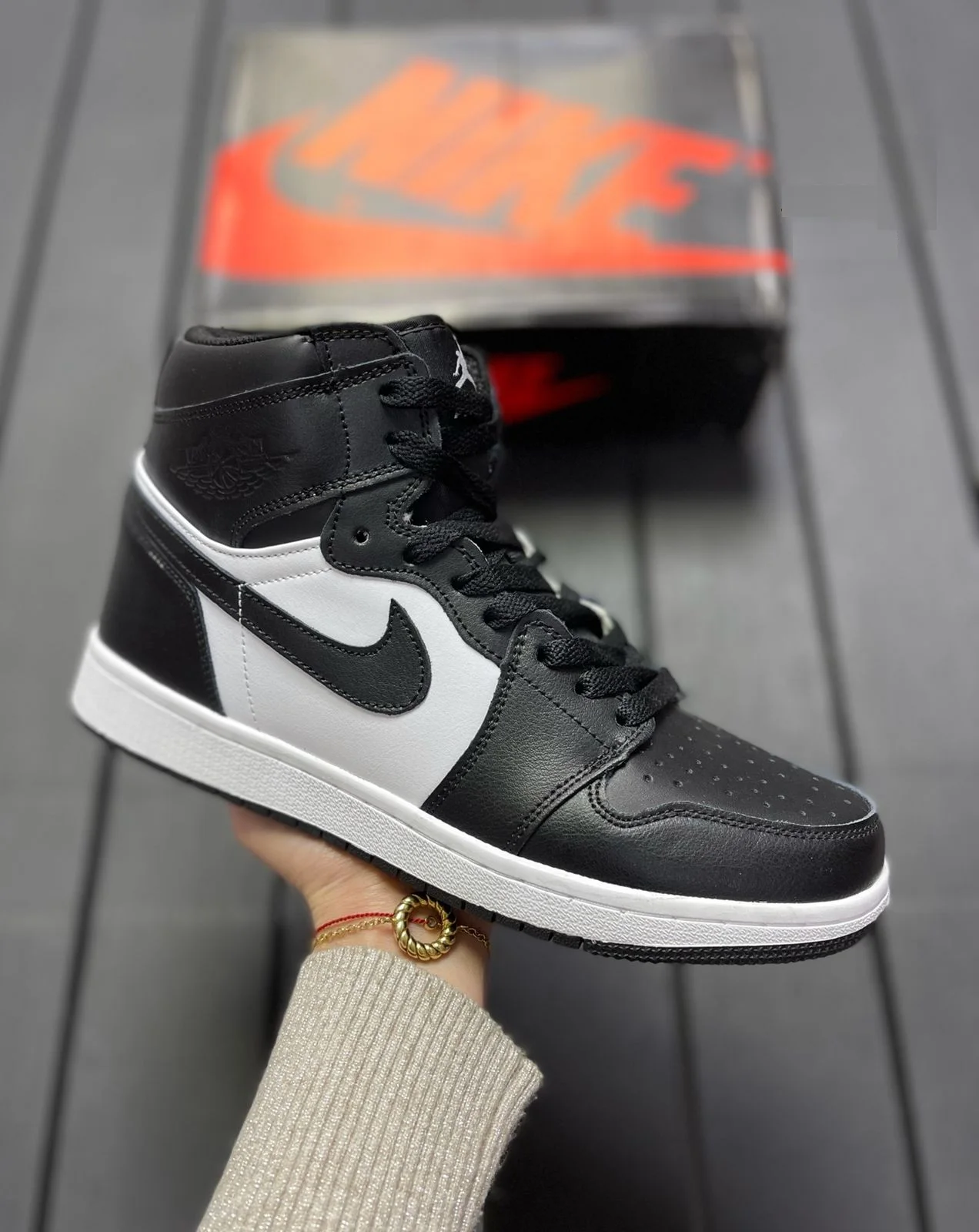 Кроссовки Nike Air Jordan (Джордан) мужские-подростковые чёрные с белым | Обувь