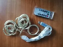 3MX3M LED Curtain Garland on The Window USB String Lights Fairy Festoon Remote Control