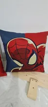 Pillow-Case Cushion-Cover Decorative-Throw Home-Decor Cotton Super-Hero Seat Sofa Linen